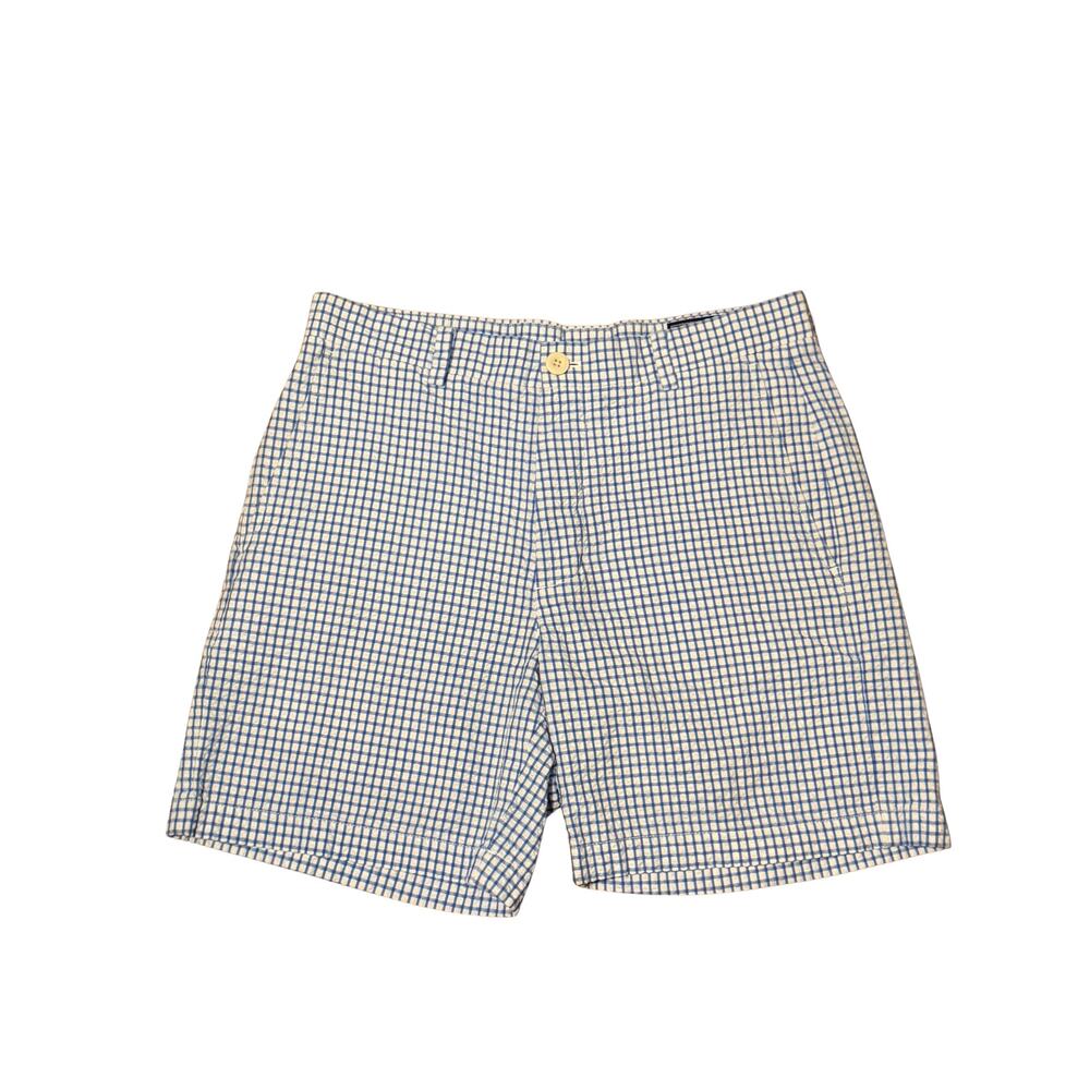 Vineyard Vines Breaker Shorts Blue White Check Seersucker 30 - Picture 2 of 11
